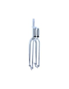 Dual 26 Fork 1-1/8 Inch Threadless 8352 Chrome.